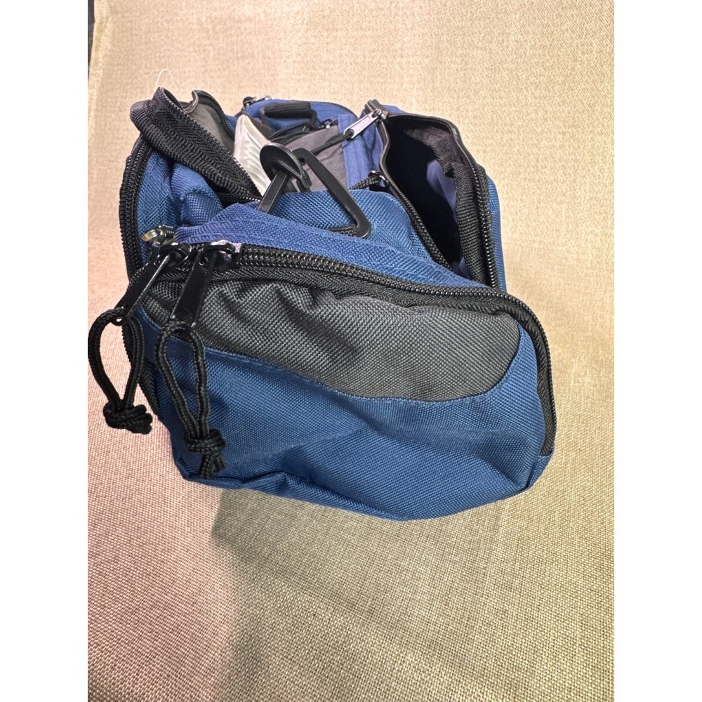 Cabela's Utility Tackle Bag Fishing Soft Side Organizer Blue Gray NWT 129474
